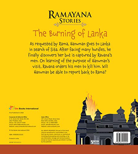 Ramayana Stories for Children: The Burning of Lanka | Destruction | Mythological | Divine Beginnings | Legend ; 6+ Ages (Paperback)