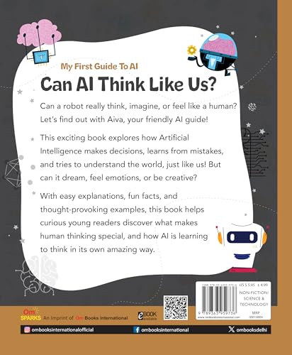 AI: My First Guide to AI - Can AI Think Like Us? | Beginner’s STEM Book for Kids | Learn Artificial Intelligence, Human vs Machine Thinking & Future Tech | Educational Guide for Ages 8+ (Paperback)