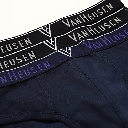 Van Heusen Men’s Cotton Briefs Pack of 3| Ribbed Cotton | Anti-Bacterial | Stay fresh | Sweat Absorbant | Moisture-Wicking | Long Lasting Colors |Breathable Combed Cotton for extra comfort | Soft Wais (₹787.00 with 9 percent savings)