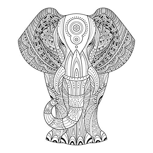 Mandala Colouring Book for Adults- Animal Kingdom (Hardcover)