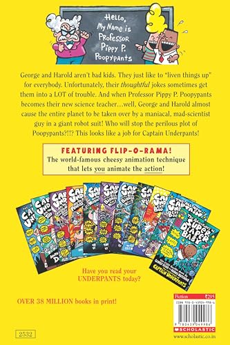 CAPTAIN UNDERPANTS #04: THE PERILOUS PLOT OF PROFESSOR POOPYPANTS: 4 (Hardcover)