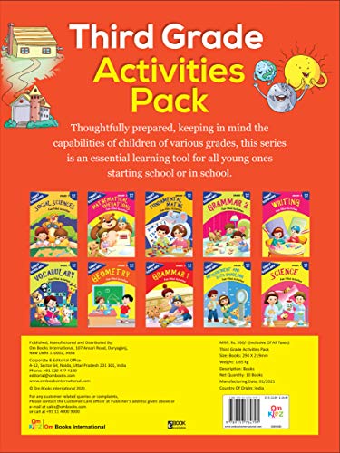 Activity Book : Third Grade Activities Pack ( Collection of 10 books) (Smart Scholars) (Paperback)