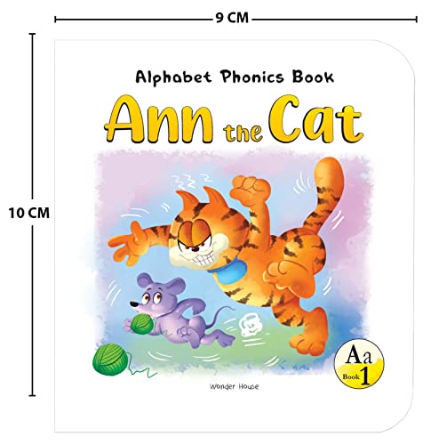 Alphabet Phonics – Reading Library for Children (Boxset of 26 Books): A–Z Phonics Readers with Sight Words, Rhymes & Fun Stories | Early Reading Box Set for Kids Learning to Read | Ages 3–6 Years (Board book)