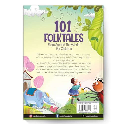 101 Folktales For Children 5 Minutes Read Aloud Illustrated Tales With Morals (Hardcover)