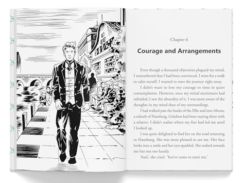 Journey To The Center of The Earth: Illustrated Abridged Children Classics English Novel With Review Questions (Hardback) (Hardcover)