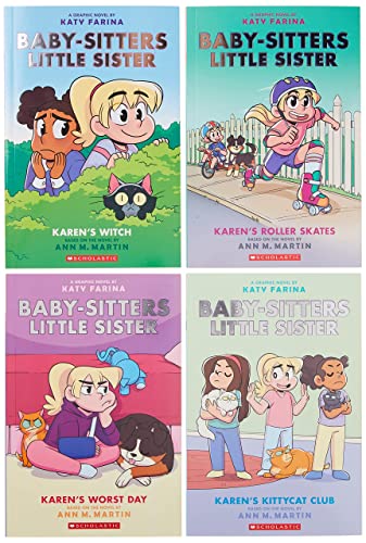 The Babysitters Little Sister Graphic Novels Box-set (Books 1 to 4) (Paperback)