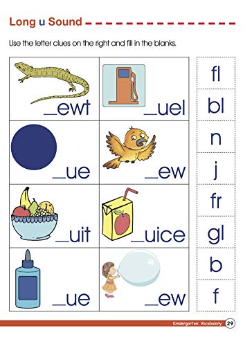 Activity Book : Kindergarten : Smart Scholars- Kindergarten Vocabulary Fun-filled Activities (Smart Scholars Series) (Paperback)