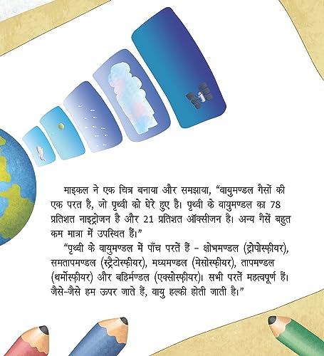Sky: The Solar System | सौरमंडल आकाश | Kids’ Encyclopedia Sky & Nature | बच्चों के लिए आकाश पर रोचक तथ्य | Space Science Learning | अंतरिक्ष विज्ञान की किताब | Ages 4+ (Hindi) (Paperback)