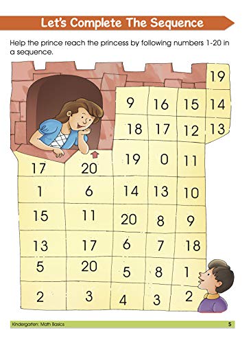 Math Basics: Fun-Filled Activities Book for Kindergarten Kids | Smart Scholars | Interactive and Learning | Engaging | Made Fun ; 5+ Ages (Paperback)