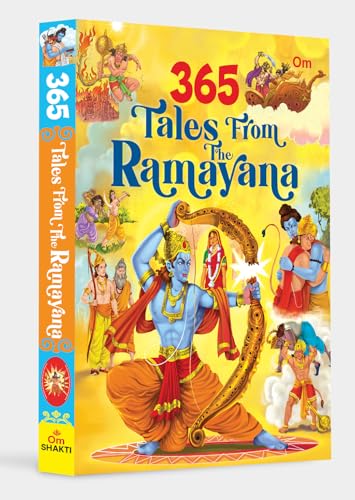 365 Tales from the Ramayana: Illustrated Indian Mythology Stories for Children | Lord Rama, Sita & Hanuman | Hindu Epic Tales | Moral Stories for Kids | 365 engaging stories from the Ramayana—one for  (Hardcover)