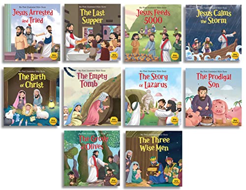 My First Illustrated Bible Stories New Testament (Boxed Set of 10 Books) (Paperback)