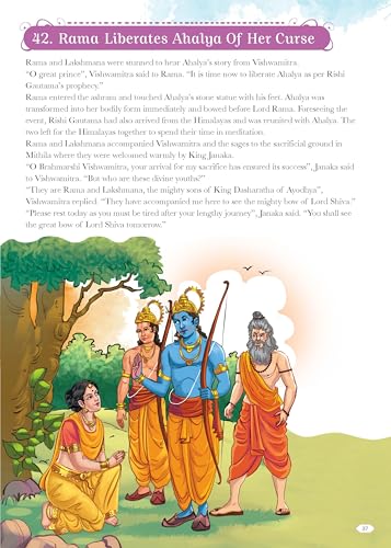 365 Tales from the Ramayana: Illustrated Indian Mythology Stories for Children | Lord Rama, Sita & Hanuman | Hindu Epic Tales | Moral Stories for Kids | 365 engaging stories from the Ramayana—one for  (Hardcover)