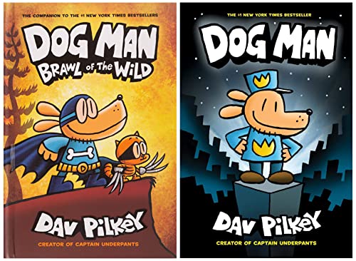 Dog Man #06: Brawl of The Wild & Dog Man: from The Creator of Captain Underpants (Dog Man #1) (Product Bundle)
