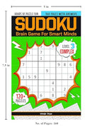 Sudoku - Brain Games For Smart Minds Box Set of 4 Books : Brain Booster Puzzles for Kids, 480 + Fun Games. Combo of Easy, Hard, Killer, Complex Levels.