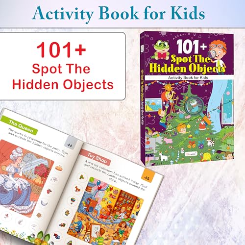 101+ Spot the Hidden Objects Activity Book for Kids : Early learning Educational Workbook, Puzzle Activity Book for Kids , Brain-Boosting Activities (Paperback)