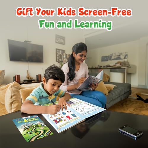 200+ Adventure Activity Book for Kids, Early Learning Educational Book with 500+ Free Worksheets & Parenting Tips, Brain Booster Books for Kids 3 - 4 Years (Paperback)