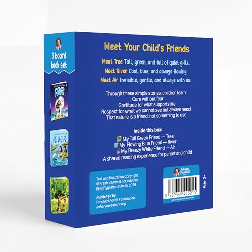 My Best Friends: Air, River and Tree | Early Learning Board Book Set for Kids Nature & Environment Books on Air, Tree and River | Colourful Illustration | Toddlers & Preschoolers | Age 3+ (Board book)