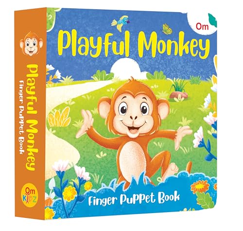 Playful Monkey Finger Puppet Book - Fun Activities Board books for Kids – Picture Book (Board book)