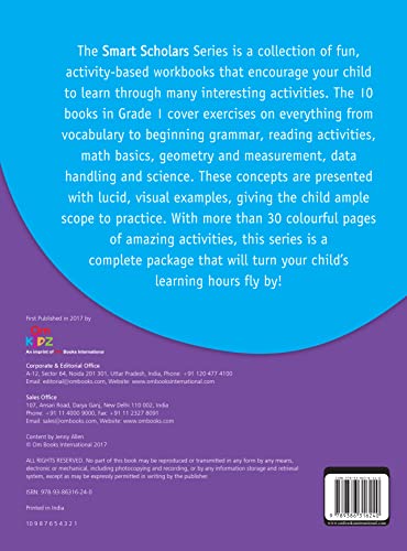 Activity Book : Grade 1 : Smart Scholars Grade 1 Geometry Fun-filled Activities (Smart Scholars Series) (Paperback)