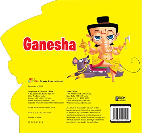 Board Book : Ganesha ( Gods and Goddesses ) - Cutout Board Books (Hardcover)