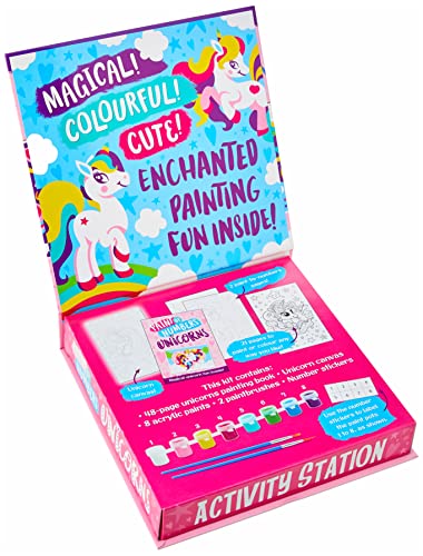 Paint by Numbers Unicorns (Paperback)