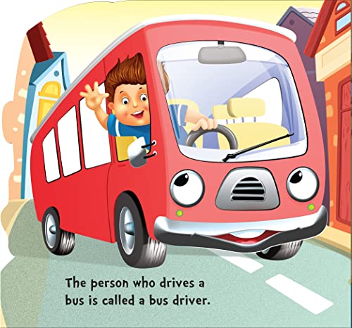 Board Book : Bus ( Transport ) - Cutout Board Books (Board book)