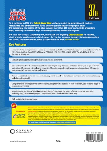 Oxford School Atlas 37th Edition | NEP Aligned (Paperback)
