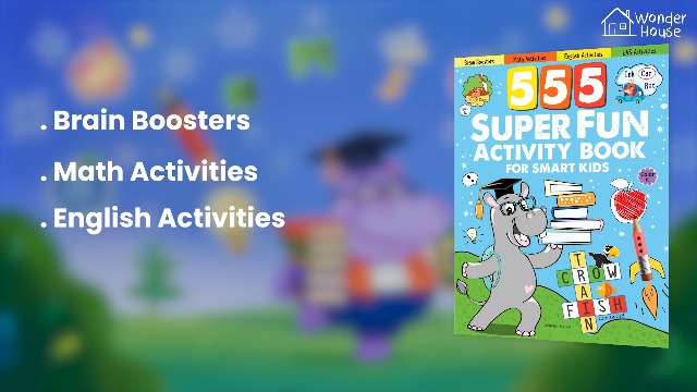 555 Super Fun Activity Book for Smart Kids | Puzzles, Mazes, Word Games & More | Ages 6–10 | 10+ Hours of Brain-Boosting Fun (Paperback)