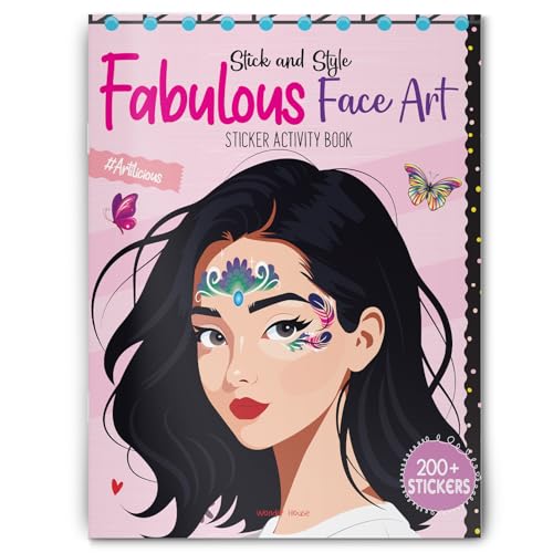 Stick and Style - Fabulous Face Art (Sticker Activity Book) (Paperback)
