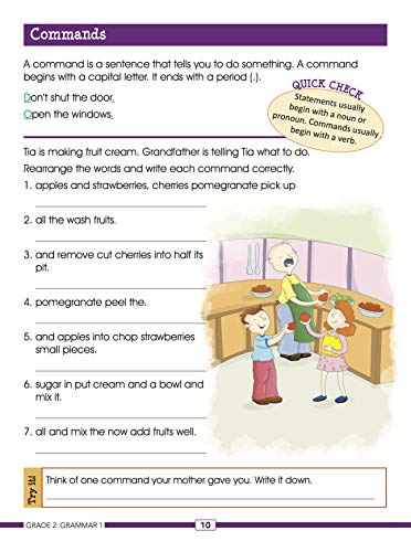 Activity Book : Grade 1 : Smart Scholars Grade 2 Grammar 1 Fun-filled Activities (Smart Scholars Series) (Paperback)