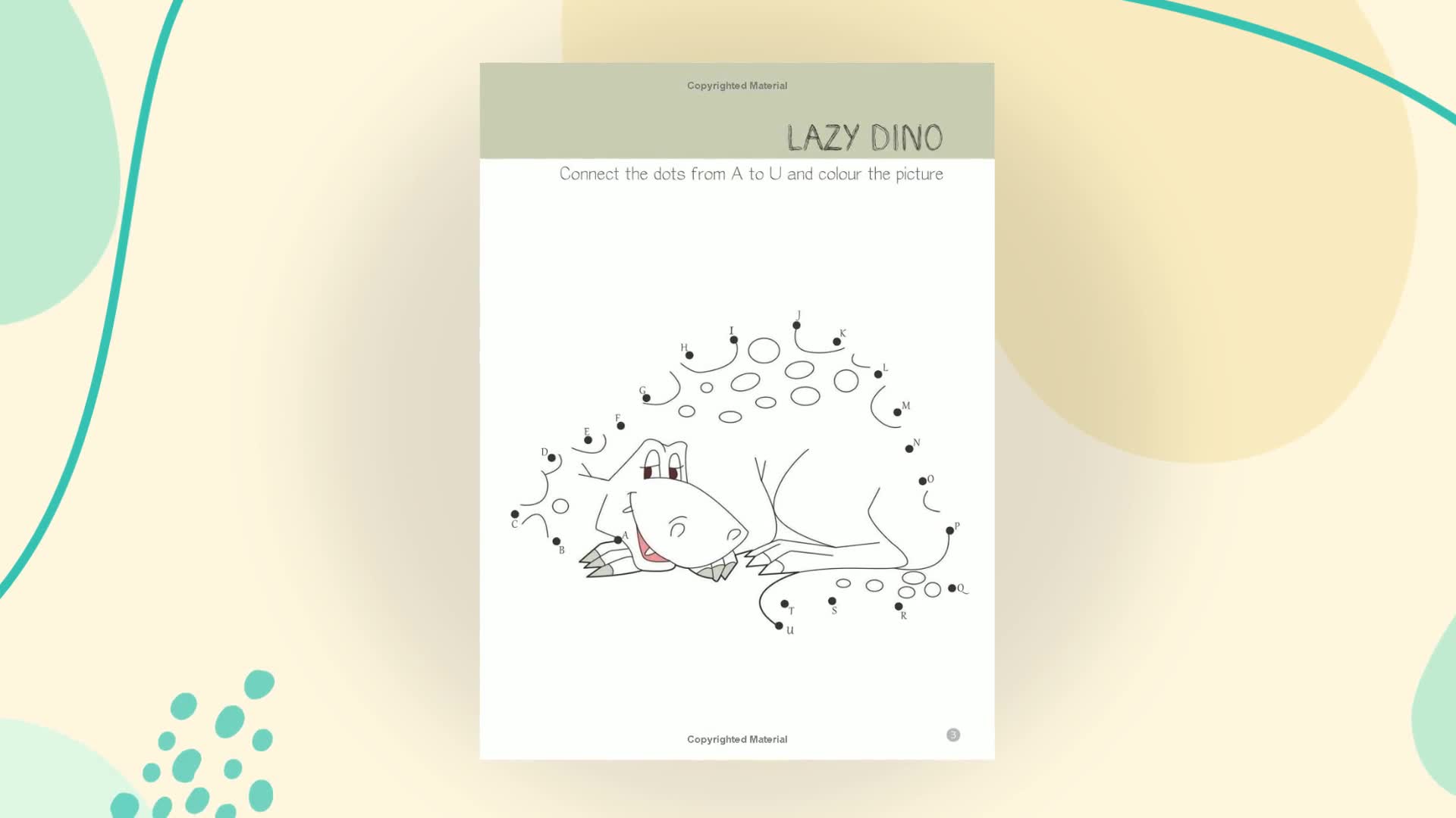 Activity Book : A-Z Dot-to-Dot : A Fun Ride with Uppercase Alphabet Activity Book (Paperback)