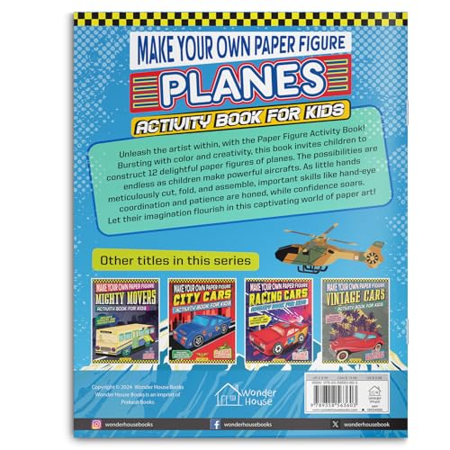 Make Your Own Paper Figures – Planes Cut, Fold & Create Flying Fun | Ages 6–10 | DIY Activity Book with Templates for 2+ Hours of Crafty Fun (Paperback)