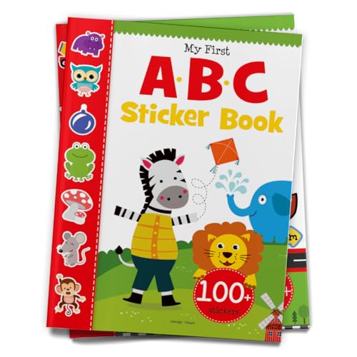 My First ABC Sticker Book: Exciting Sticker Book With 100 Stickers (Paperback)