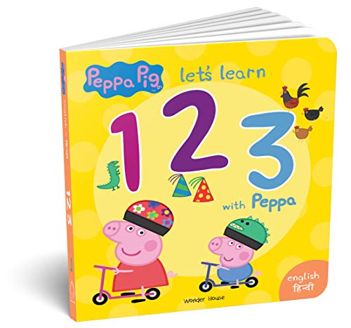 Peppa Pig Early Learning Library (English-Hindi): Boxset of 10 Board Books for Children (Board book)