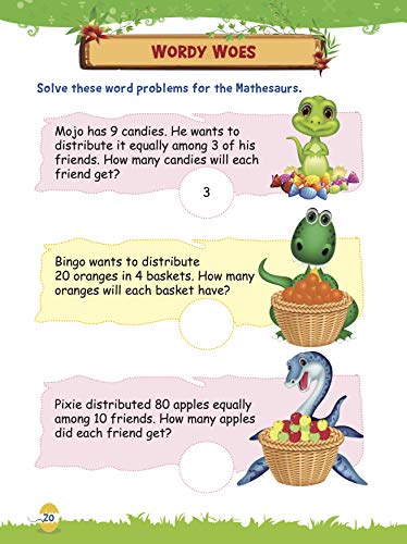 Activity Book : Mental Math : Mathesaurs Mental Math Activity Workbook Grade-3 (Paperback)