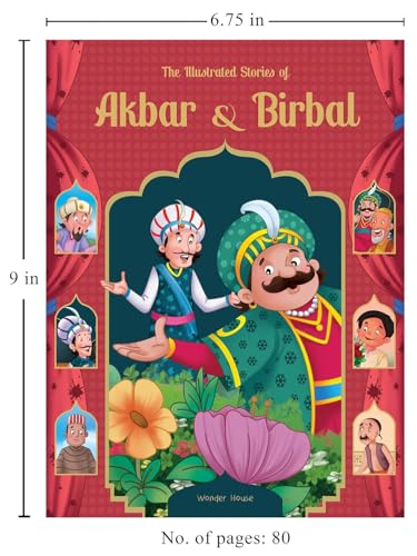 The Illustrated Stories of Akbar and Birbal: Classic Tales From India (Hardcover)