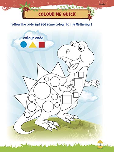 Activity Book : Mental Math : Mathesaurs Mental Math Activity Workbook Grade-1 (Paperback)