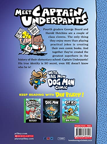 The Adventures of Captain Underpants (Now With a Dog Man Comic!) (Hardcover)