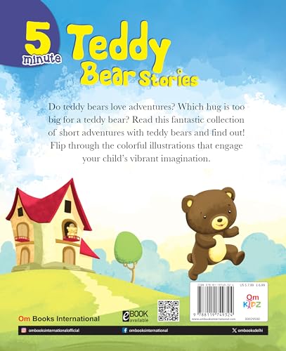 5 Minute Teddy Bear Stories for Children: Heartwarming Collection of Short Tales for Kids | Sweet Adventures of Teddy Bears & Friends | Fun Read-Aloud ... Tales - Large Print (Large Print Story Book) (Paperback)