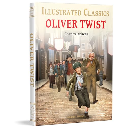 Oliver Twist : Illustrated Abridged Children Classics English Novel with Review Questions (Hardcover)