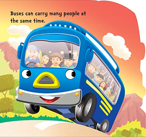 Board Book : Bus ( Transport ) - Cutout Board Books (Board book)