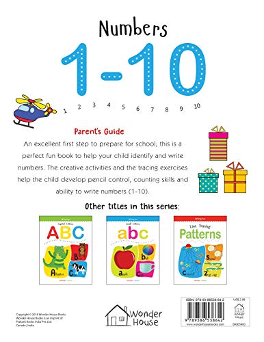 Numbers 1–10 – Write and Practice Book for Kids: Learn to Trace and Write Numbers 1 to 10 with Fun Activities | Early Math Writing Workbook for Toddlers, Preschool & Kindergarten | Ages 3–5 Years (Wri (Hardcover)
