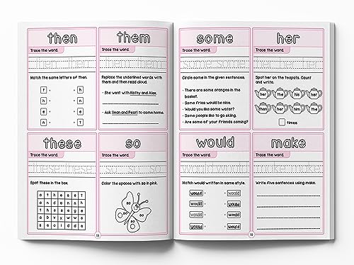 1000 Fry’s Sight Words: Learn to Read Activity Book for Kids | Build Reading Fluency & Confidence | Ages 5–9 | 1000+ High-Frequency Words Practice (Paperback)