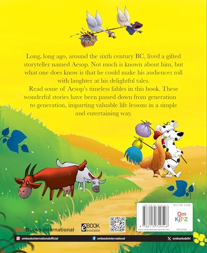 Aesop’s Fables for Children: All-Time Favourite Stories for Kids | Timeless Tales of Animals & Wisdom | Classic Moral Stories that Teach Kindness, ... - Large Print (Large Print Story Book) (Paperback)