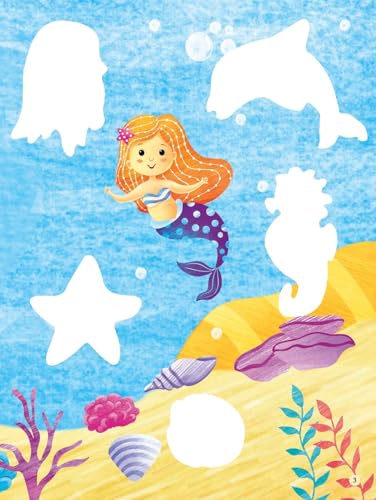 Mermaid Magic: Fun Stickers and Ocean Adventures | Sticker Activity Book (Paperback)