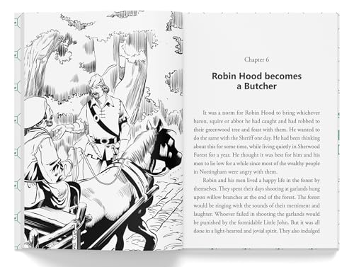 The Adventures of Robin Hood: Illustrated Abridged Children Classics English Novel With Review Questions (Hardback) (Hardcover)