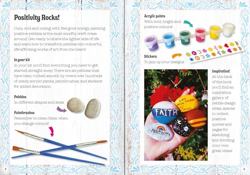 Paint Your Own Positivity Pebbles (Activity Station Gift Boxes) (Paperback)