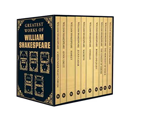Greatest Works of William Shakespeare (Boxed Set of 10) - Hamlet,Othello,The Merchant of Venice,Macbeth,The Comedy of Errors,Romeo & Juliet,Julius Caeser,Twelfth Night,A Midsummer Night's Dream (Paperback)