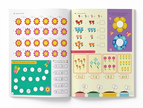 365 Maths Activity Book: Fun Activities and Practice Sheets | Learn Counting, Addition & Subtraction | Ages 4–7 | 3 Hours of Interactive Learning (Paperback)