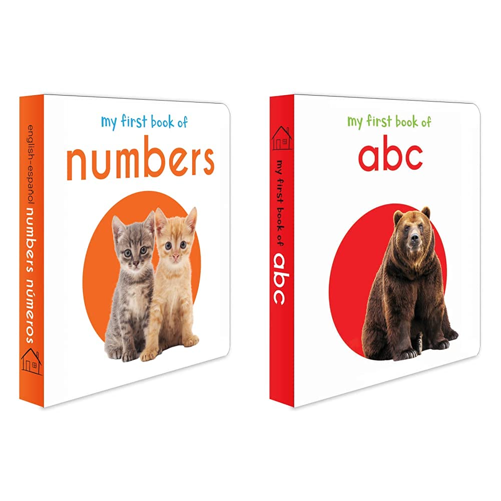 My First Book of Numbers: First Board Book (My First Books)+My First Book of ABC: First Board Book (My First Books)(Set of 2books) (Product Bundle)